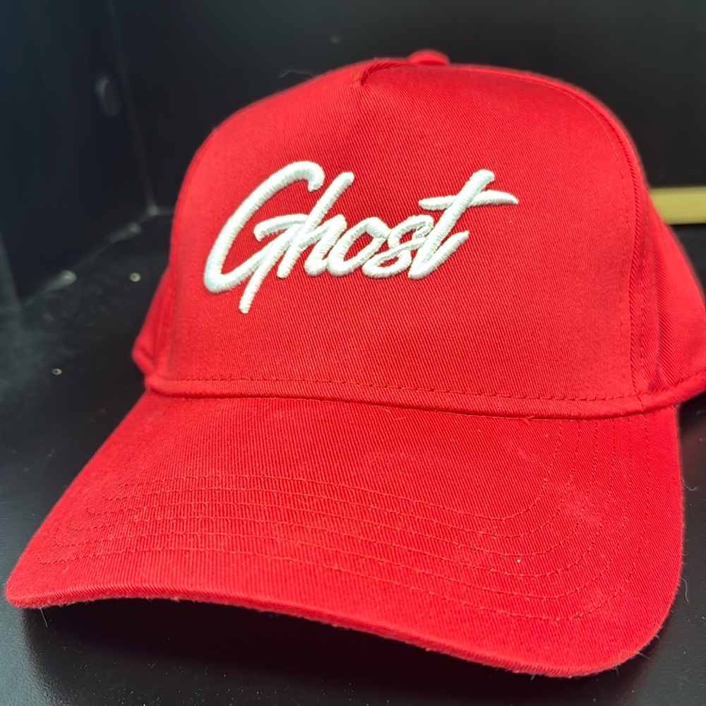 Ghost Otto red SnapBack hat